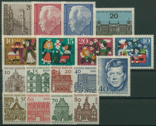 Berlin Jahrgang 1964 komplett (233/49) postfrisch (G6479)