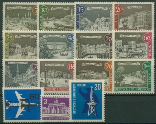 Berlin Jahrgang 1962/63 komplett (218/32) postfrisch (G6480)