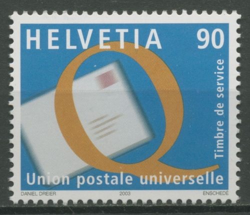 Weltpostverein (UPU) 2003 Steigerung der Dienstleistungsqualität 19 postfrisch