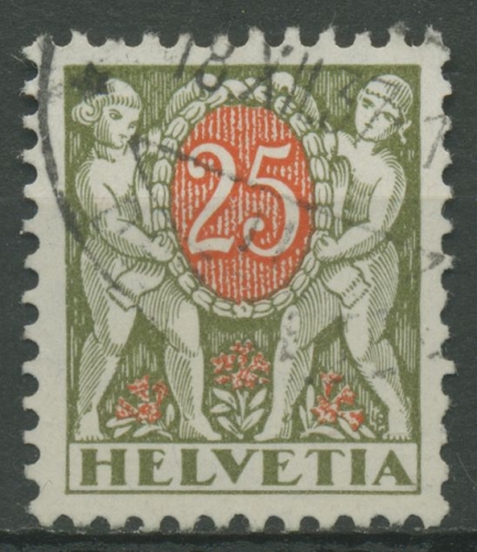 Schweiz Portomarke 1934 Kinder mit Wertschild P 46 z gestempelt