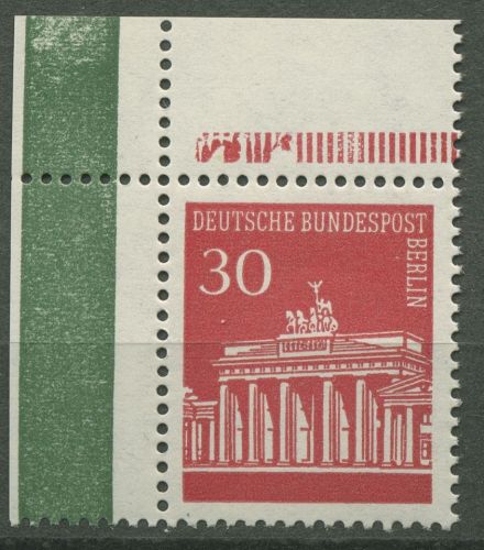 Berlin 1966 Brandenburger Tor Ecke aus MHB 288 ER 5.1 aus MHB postfrisch