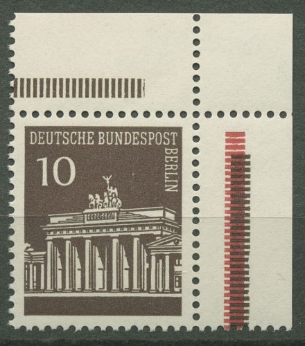 Berlin 1966 Brandenburger Tor Ecke aus MHB 286 ER 6.2 aus MHB postfrisch