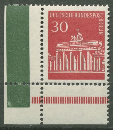 Berlin 1966 Brandenburger Tor Ecke aus MHB 288 ER 5.3 aus MHB postfrisch