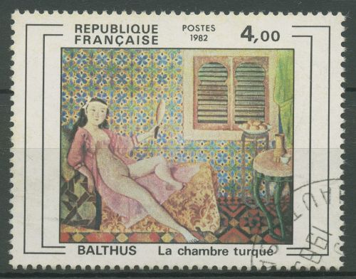 Frankreich 1982 Zeitgenössische Kunst Gemälde Balthus 2365 gestempelt