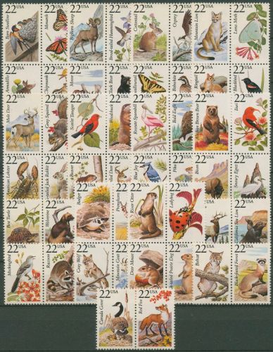 USA 1987 Tiere Nordamerikanische Fauna 1883/32 postfrisch