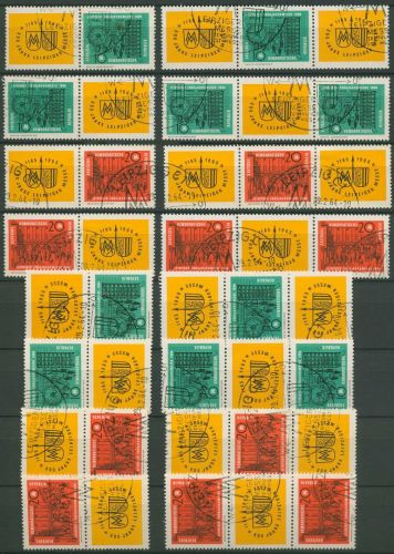 DDR 1964 Leipziger Messe 1012/13 ZD alle Kombinationen Sonderstempel (SG31161)