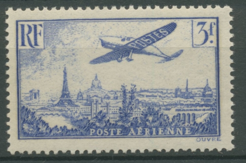 Frankreich 1936 Flugzeug über Paris 309 postfrisch