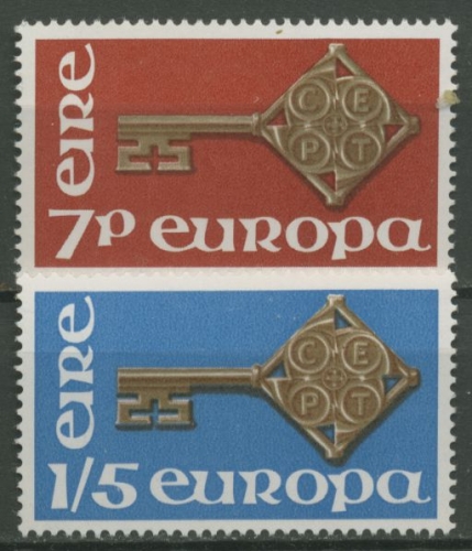 Irland 1968 Europa CEPT Schlüssel 202/03 postfrisch