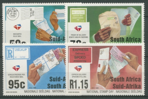 Südafrika 1994 Nationaler Briefmarkentag Post Briefe 940/43 postfrisch
