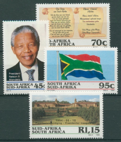 Südafrika 1994 Amtseinführung von Präsident Mandela 926/29 postfrisch