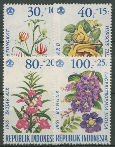 Indonesien 1965 Blumen 499/02 postfrisch (R20793)