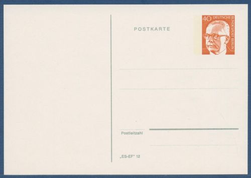 Berlin 1971 Heinemann Privatpostkarte PP 50/1 ungebraucht (X41638