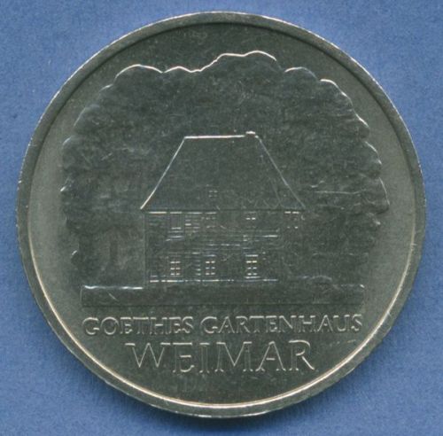 DDR 5 Mark 1982 Goethes Gartenhaus Weimar, J 1585 vz/st (m2918)