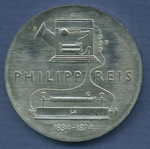 DDR 5 Mark 1974 Philipp Reis Fernsprecher, J 1550 vz/st (m2909)