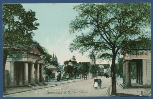 Naumburg an der Saale Am Salztor, gelaufen 1910 (AK5851)