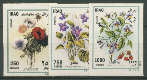Irak 2007 Blumen Tollkirsche Veilchen Windröschen 1734/36 postfrisch
