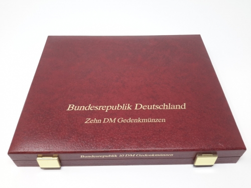 LINDNER Münzkassette 2009 für 48 Münzen 10 DM, gebraucht, neuwertig (Z840)