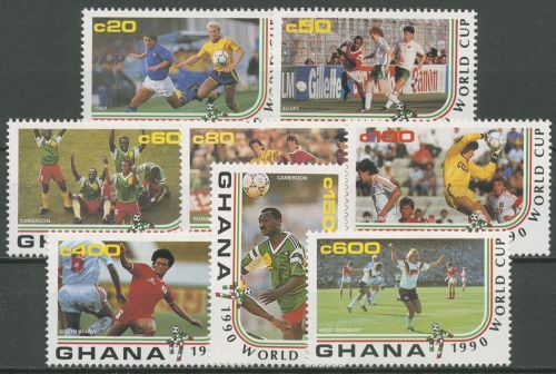Ghana 1990 Fußball-WM in Italien Spieler 1397/04 A postfrisch