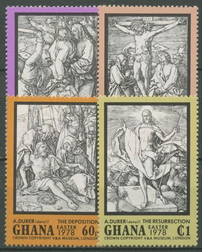 Ghana 1978 Kupferstiche von Albrecht Dürer 767/70 postfrisch
