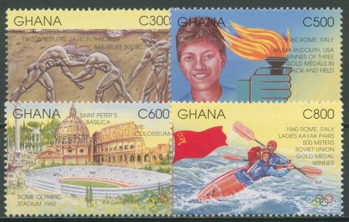Ghana 1996 Olympische Sommerspiele in Atlanta USA 2372/75 postfrisch