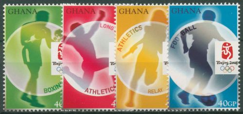 Ghana 2008 Olympische Sommerspiele in Peking 4038/41 postfrisch