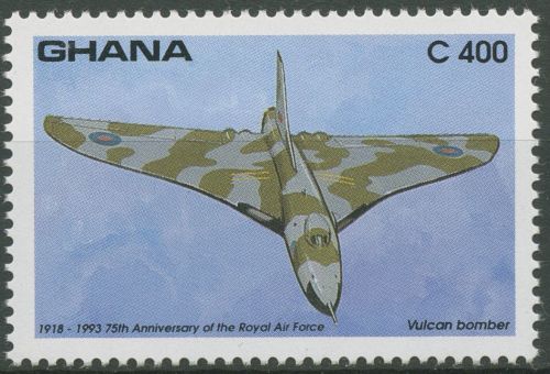Ghana 1993 Luftfahrt Flugzeug Avro Vulcan 1825 postfrisch