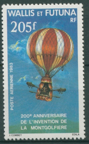 Wallis und Futuna 1983 200 J. Luftfahrt Wasserstoffballon 441 postfrisch