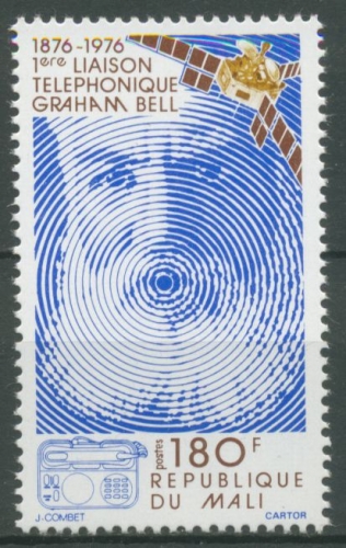 Mali 1976 100 Jahre Telefon Alexander Graham Bell 522 postfrisch