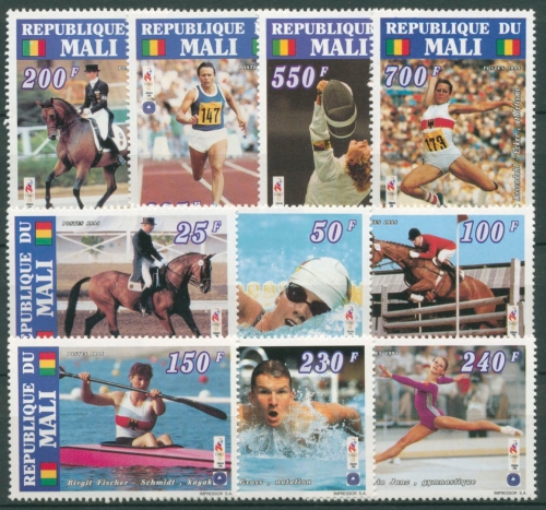 Mali 1995 Olymp. Sommerspiele Atlanta Deutsche Sieger 1327/36 A postfrisch