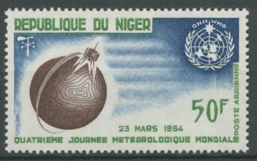 Niger 1964 Welttag der Meteorologie 70 postfrisch