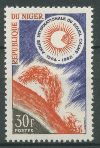 Niger 1964 Internationales Jahr der ruhigen Sonne 71 postfrisch