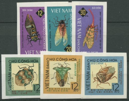 Vietnam 1965 Schädliche Insekten 379/84 B ungebraucht o.G.