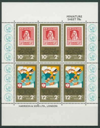 Neuseeland 1978 Gesundheit Herz-Stiftung 751/52 K postfrisch (C25843)
