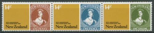 Neuseeland 1980 125 J. neuseeländische Briefmarken 790/92 ZD postfrisch (C25846)