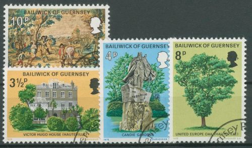 Guernsey 1975 Victor Hugo im Exil 121/24 gestempelt