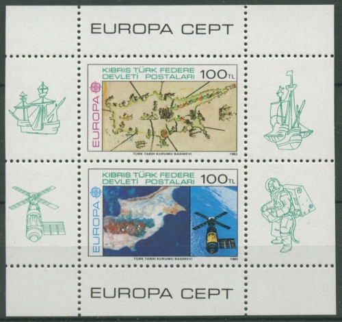 Türkisch-Zypern 1983 CEPT Werke des menschlichen Geistes Block 4 postfr. (C6669)