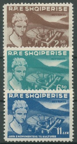 Albanien 1959 Kulturwoche Apollo Amphitheater 572/74 postfrisch