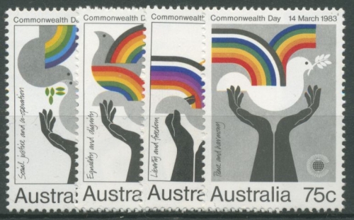 Australien 1983 Commonwealth-Tag 831/34 postfrisch