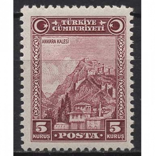 Türkei 1930 Festung Ankara 899 mit Falz