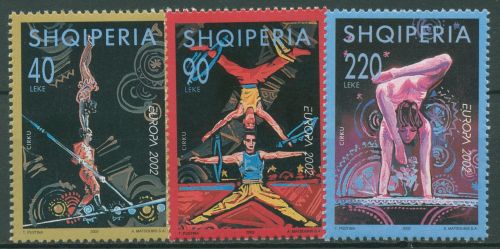Albanien 2002 Europa CEPT Zirkus 2866/68 postfrisch