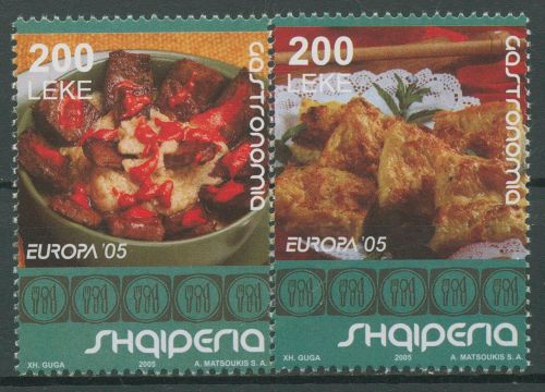 Albanien 2005 Europa CEPT Gastronomie 3048/49 A postfrisch