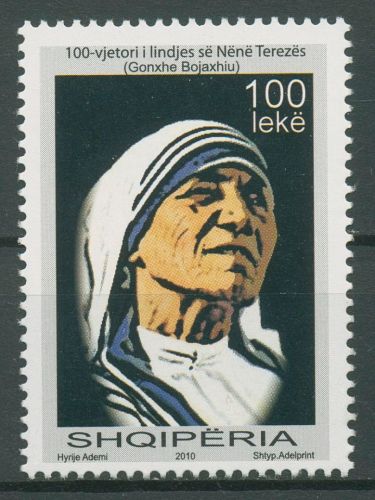 Albanien 2010 Persönlichkeiten utter Teresa 3327 postfrisch