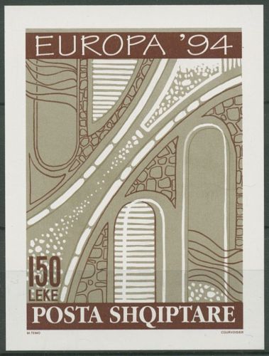 Albanien 1994 Europa CEPT Entdeckungen Erfindungen Block 101 postfrisch (C97716)