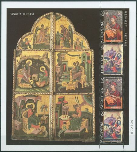 Albanien 1999 Ikonen Block 121 postfrisch (SG61743)