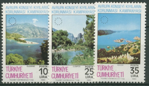 Türkei 1983 Schutz der Ufer und Gestade 2640/42 postfrisch