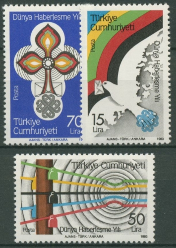 Türkei 1983 Weltkommunikationsjahr 2645/47 postfrisch