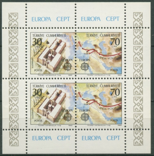 Türkei 1982 Europa: Historische Ereignisse Block 21 postfrisch (C6710)