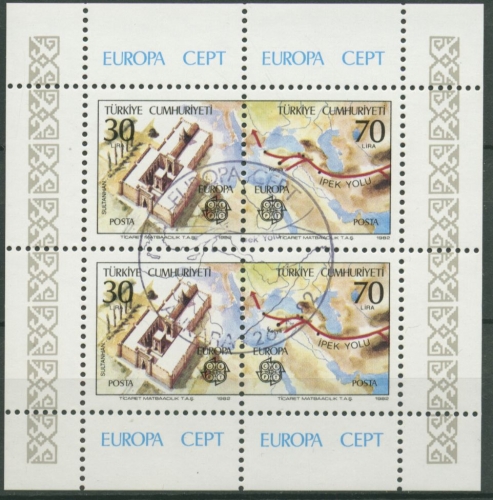 Türkei 1982 Europa: Historische Ereignisse Block 21 gestempelt (C6711)