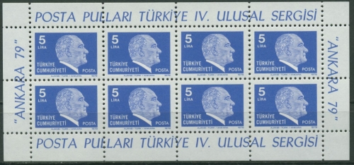 Türkei 1979 ANKARA '79: Kemal Atatürk 2482 K postfrisch (C6743)