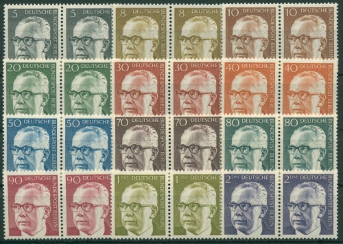 Berlin 1970 Heinemann waagerechte Paare 359/70 postfrisch